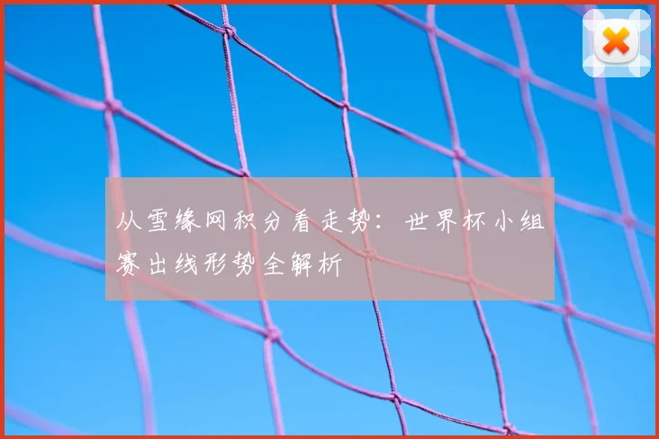 从雪缘网积分看走势:世界杯小组赛出线形势全解析